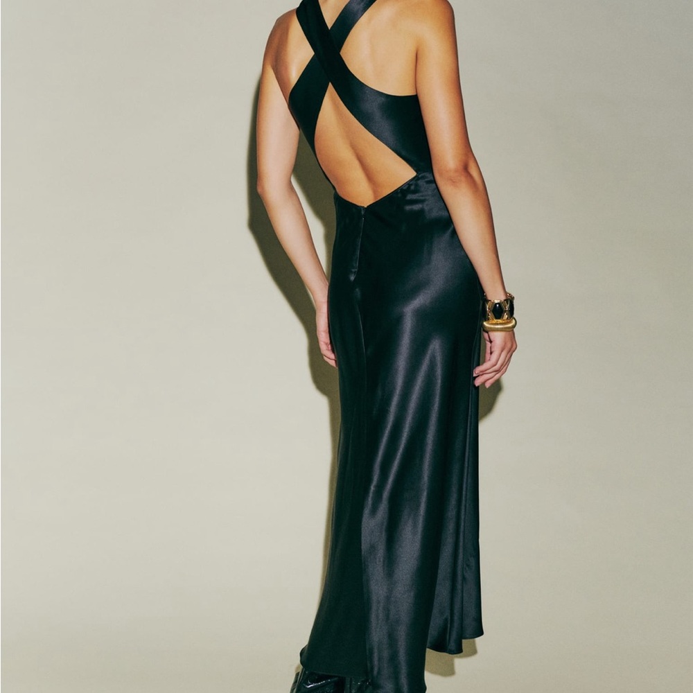 Reformation Cassette Silk Dress